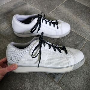 Air Jordan‎ Sky High Retro White Wolf Grey Leather Tie 13